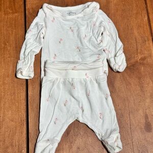 Carter's Soft White Newborn Bodysuit - Newborn